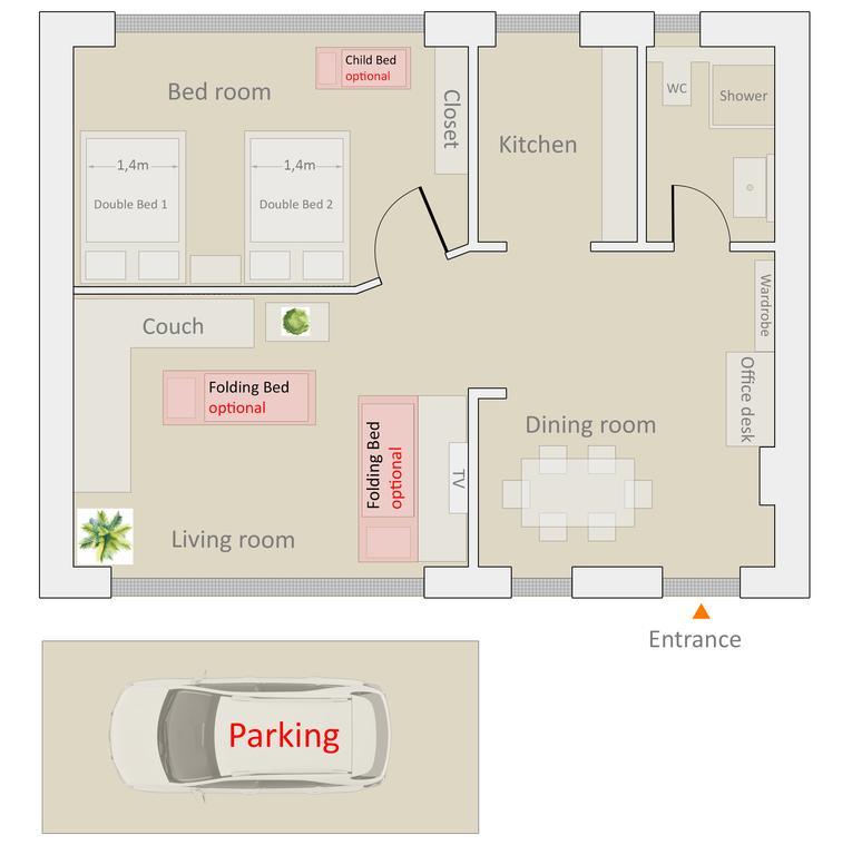 The Townhouse Apartment 부르그베델 외부 사진